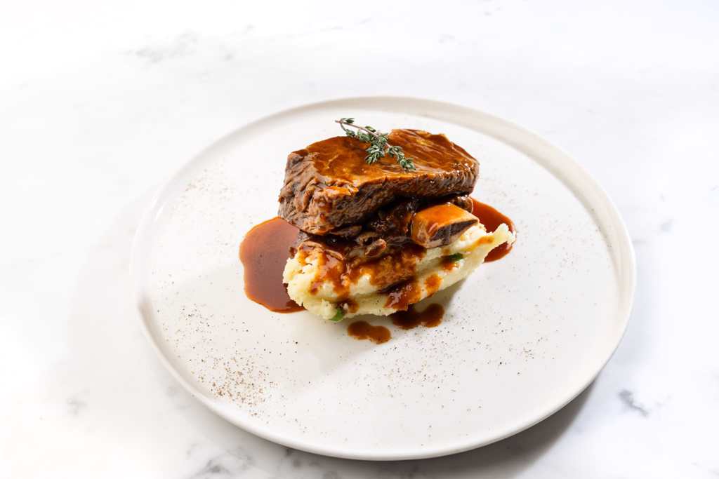 BEEF RIBS WITH PLUM SAUCE