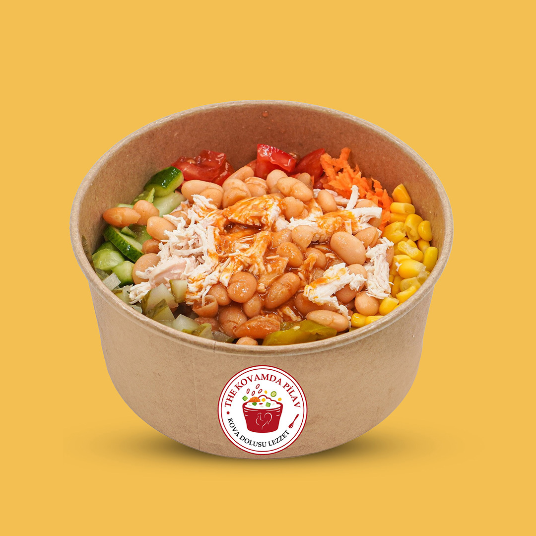 KOVAMDA TAVUKLU KURU FASULYELİ