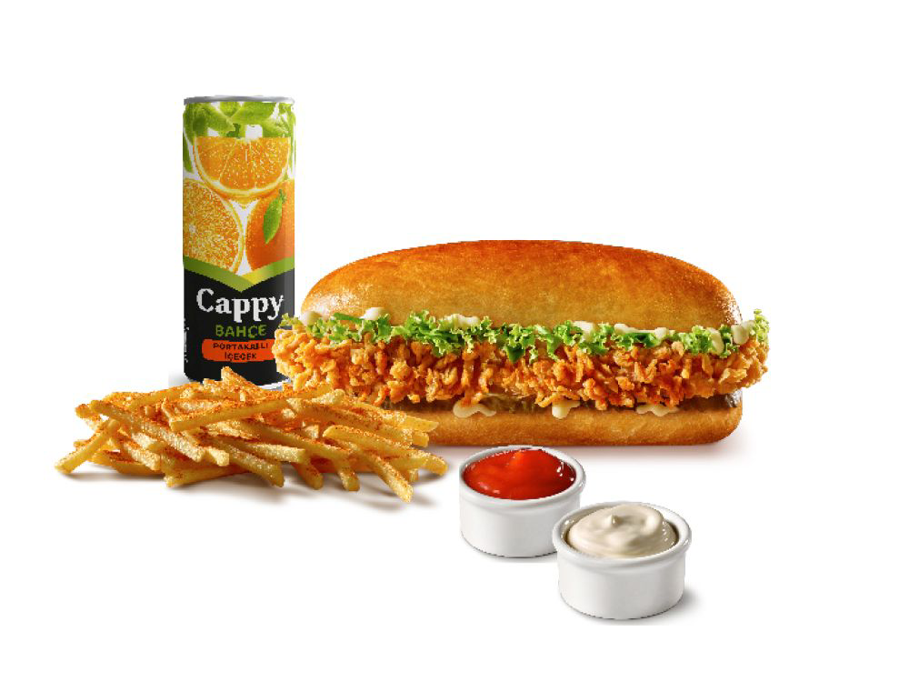 KİD’S CAJUN SANDVİÇ MENÜ