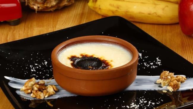 Fırın Sütlaç / Baked Rice Pudding     1050 kj