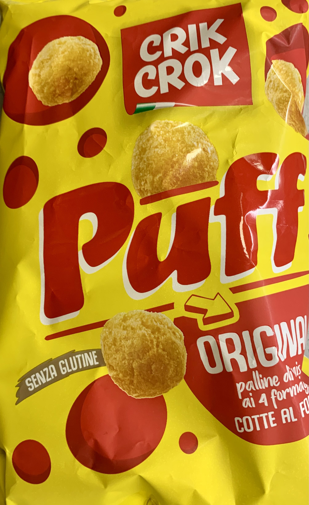 Crik Crok Cheese Puffs €1,20