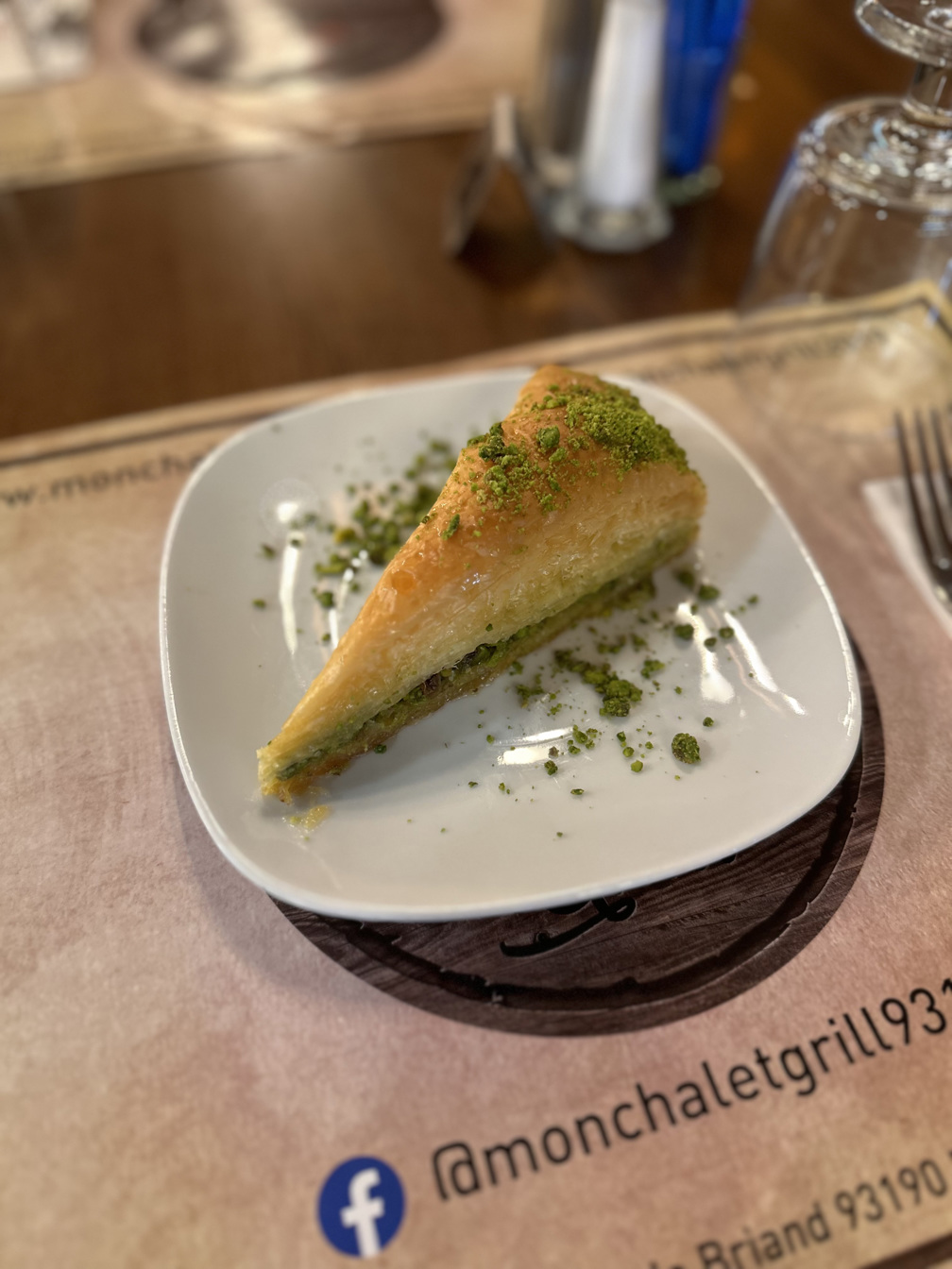 Baklava (Pâte Feuilletée, Pistache, Sirop de Sucre)