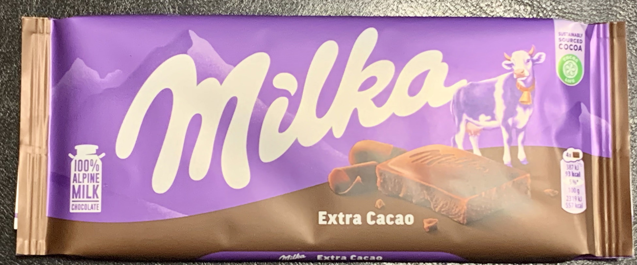 Milka Bar Dark Chocolate €1,50
