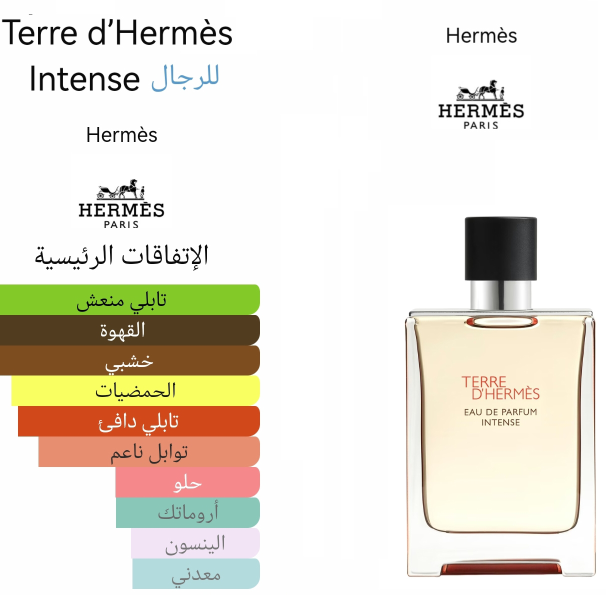 TERRE D’HERMÈS INTENSE - تيري د هرمز انتنس 