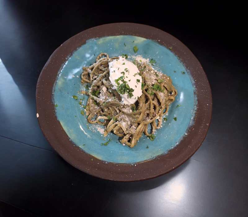 Linguine with Pesto Sauce