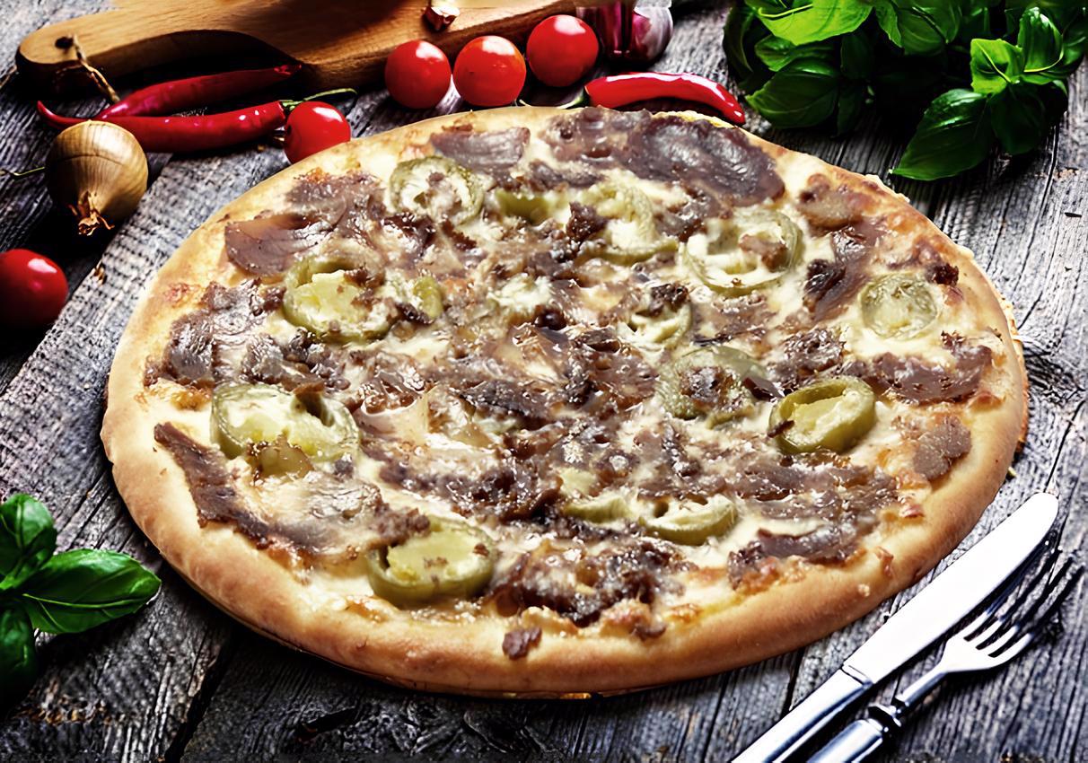 Kavurmalı Pizza