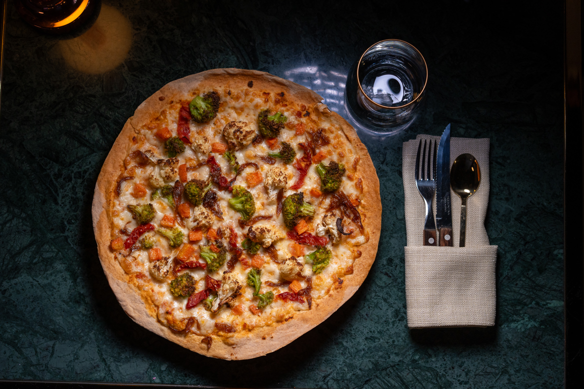 Kış sebzeli diyet pizzetta