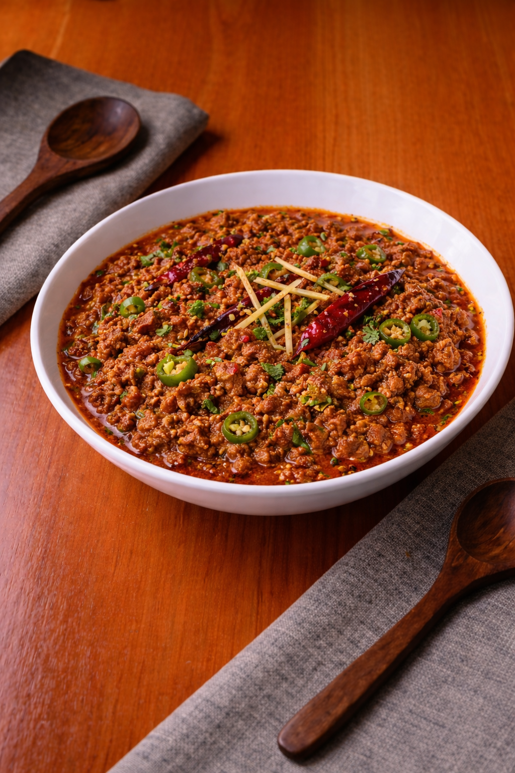 Lamb Keema Karhai