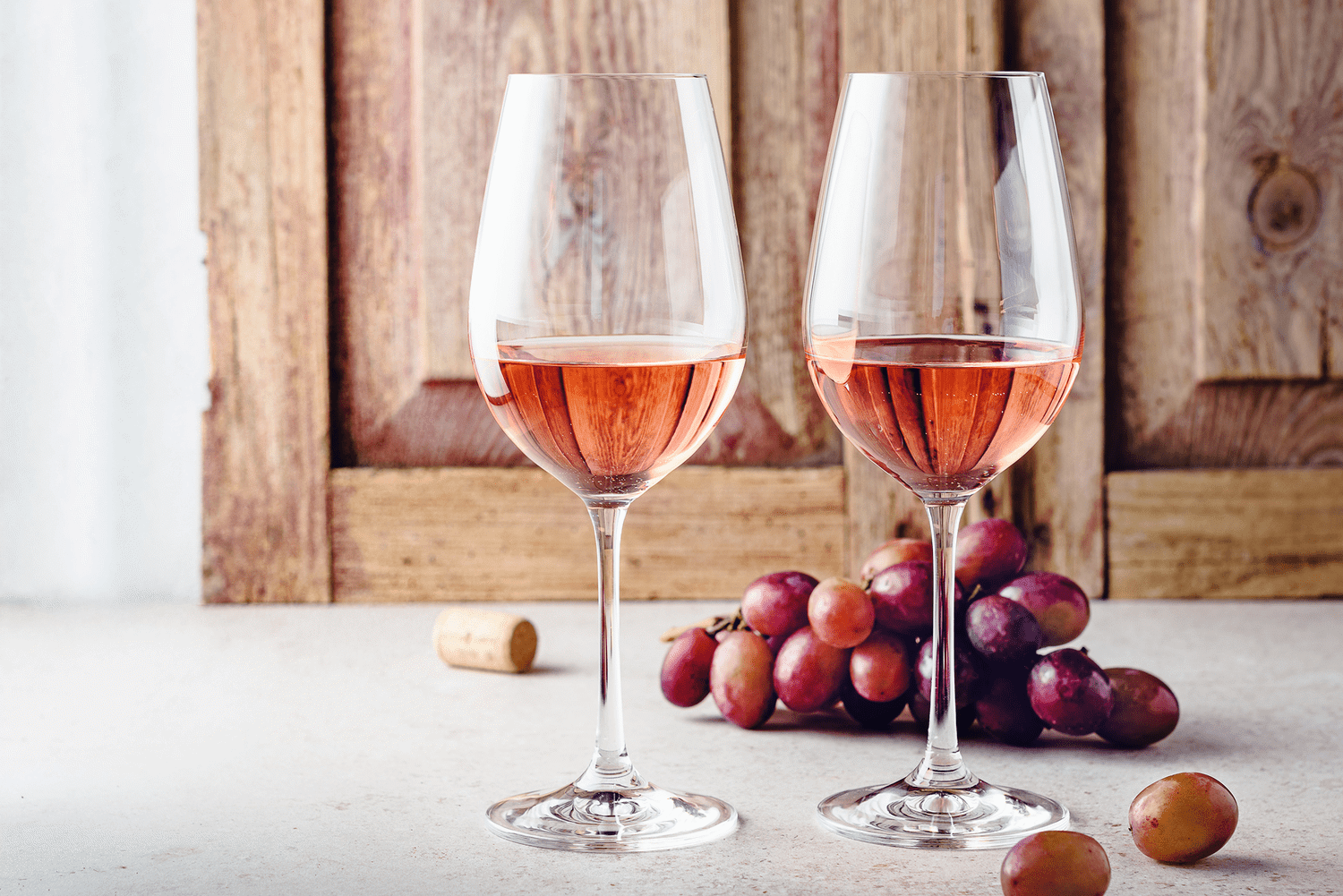 GLASS ROSE WINE