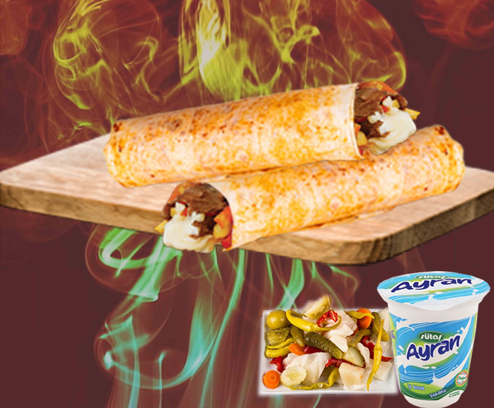 Kaşarlı Zurna Et Döner Dürüm