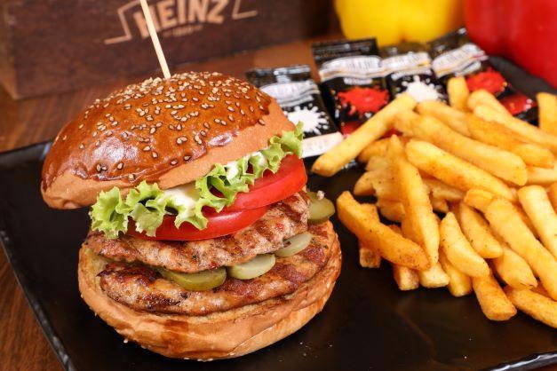 Tavuk Burger(120 gr) + Patates