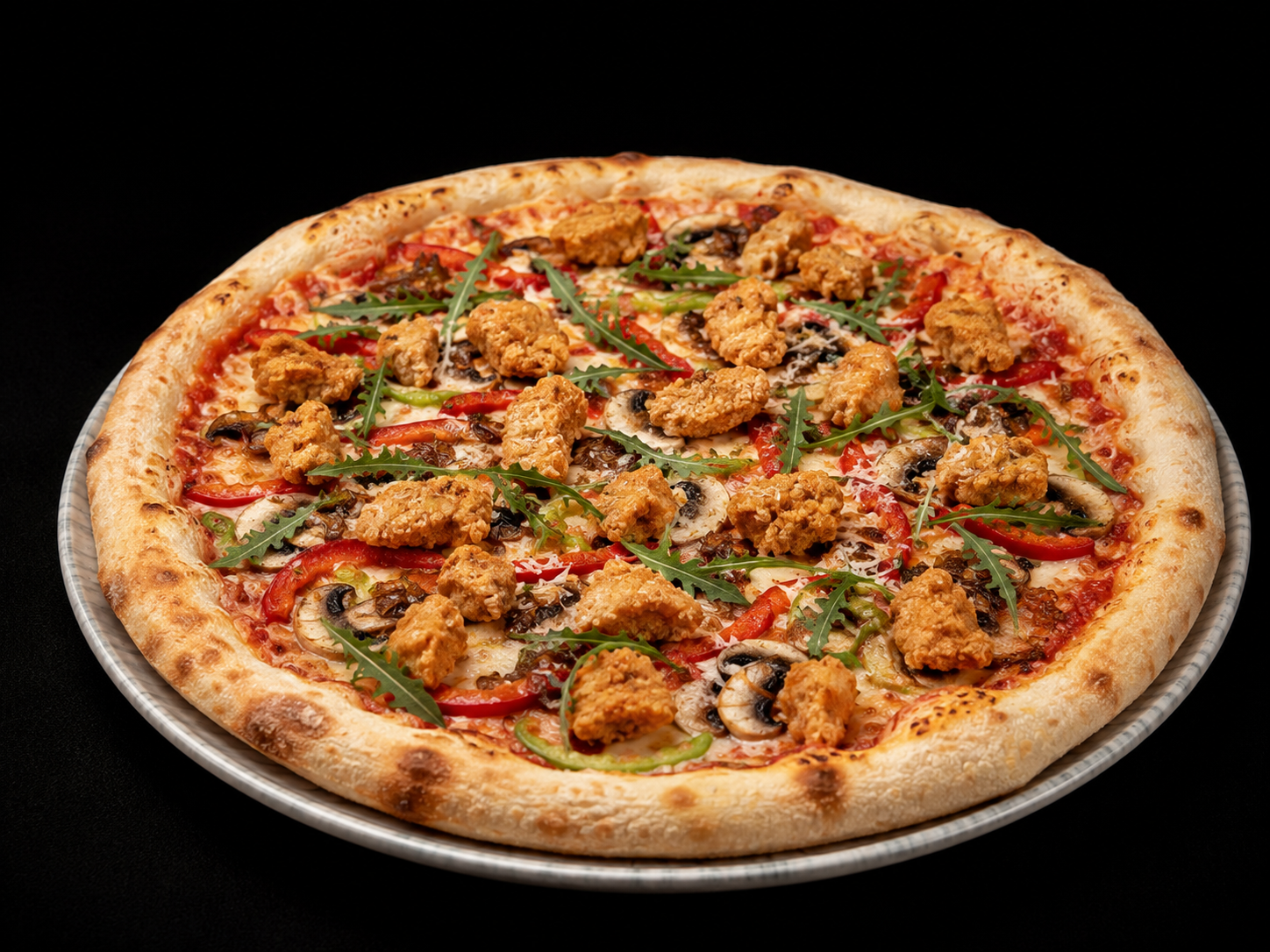 CRISPY TAVUKLU PİZZA