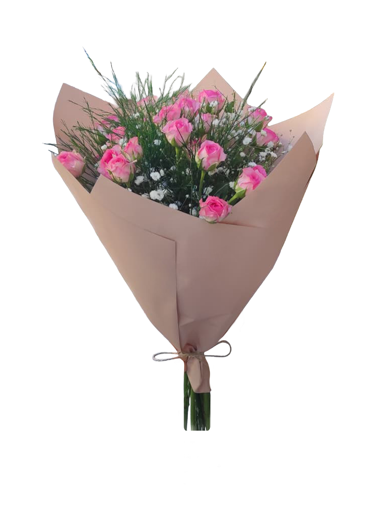 PINK CLIMBING ROSE BOUQUET