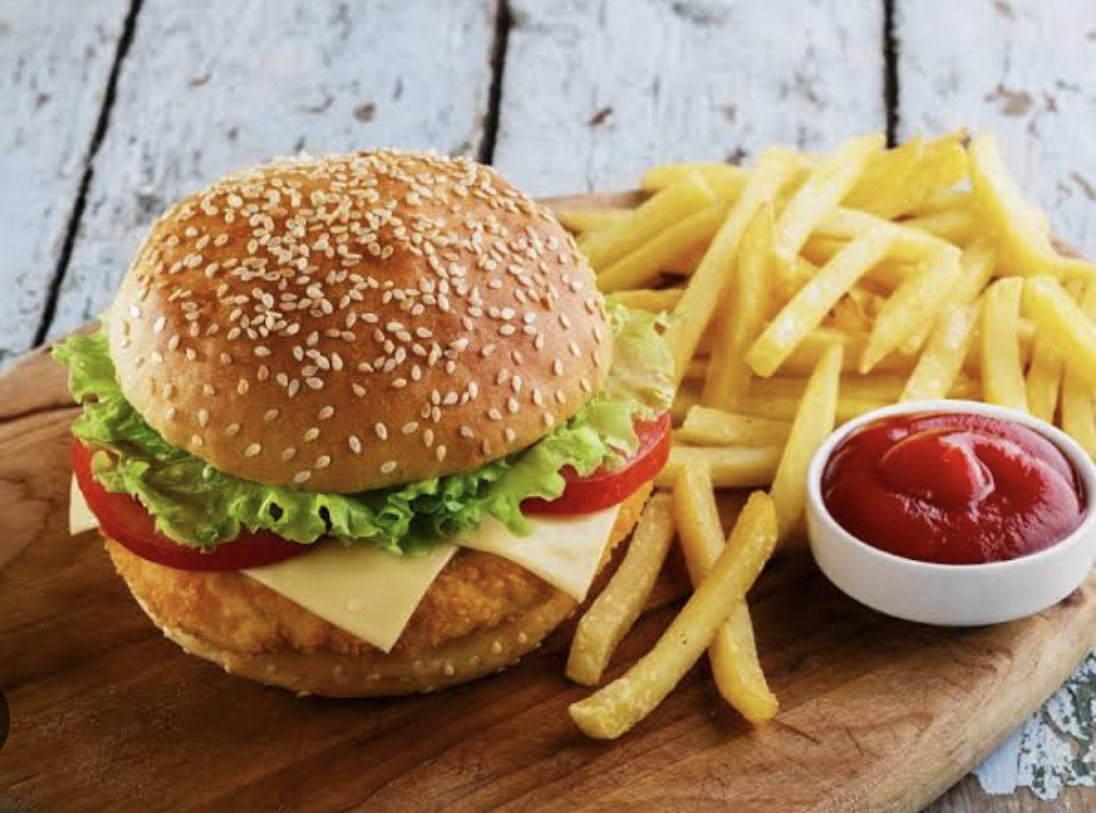 Tavuk cheesburger 