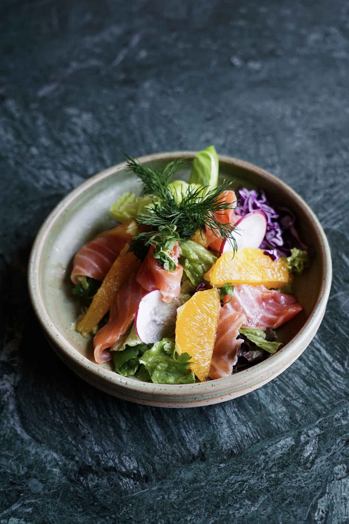 Salmon & Orange Salad 