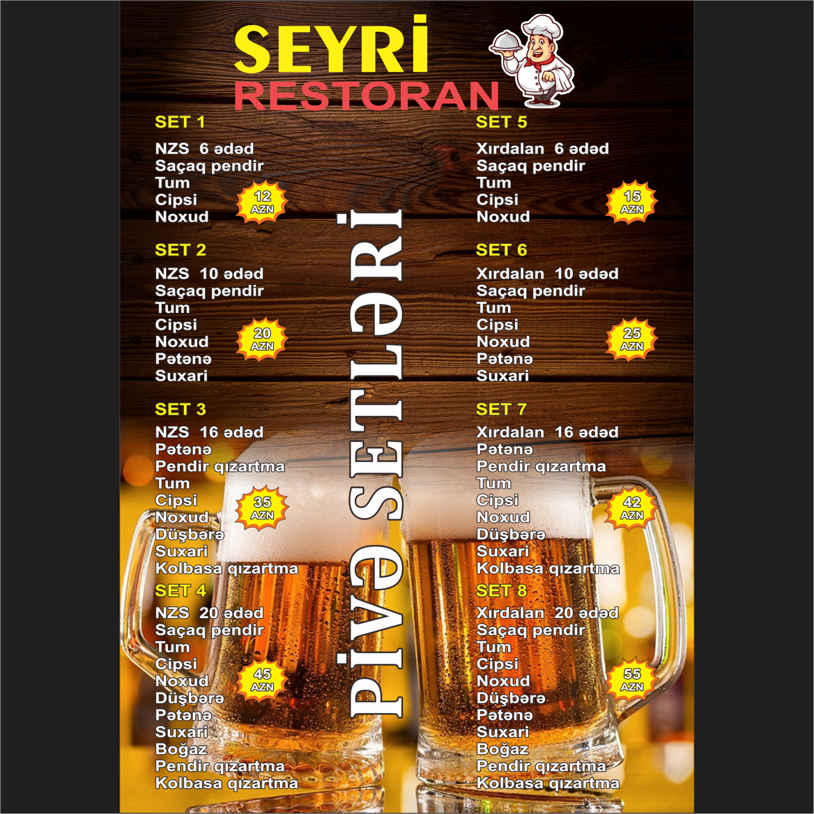 PİVƏ SETLƏRİ