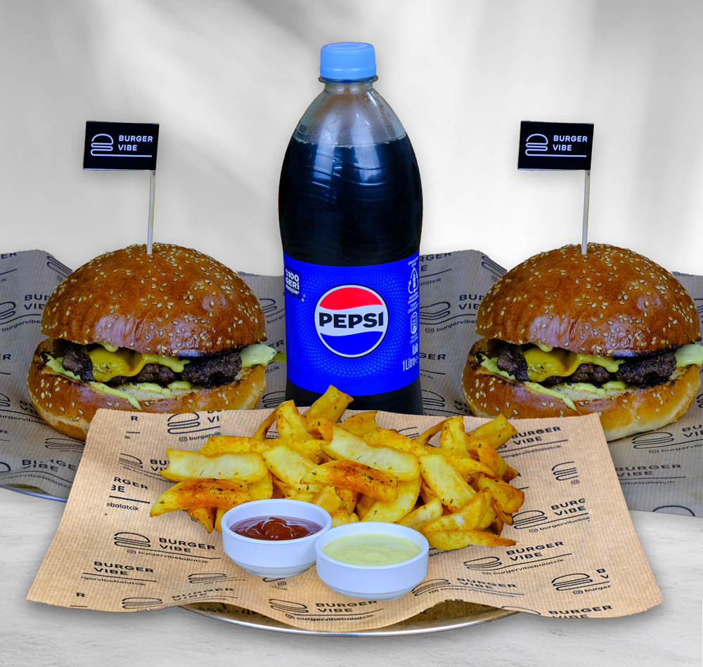 2'li Cheeseburger Menü