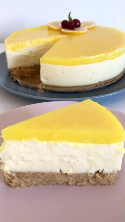 LİMONLU CHEESECAKE DİLİM