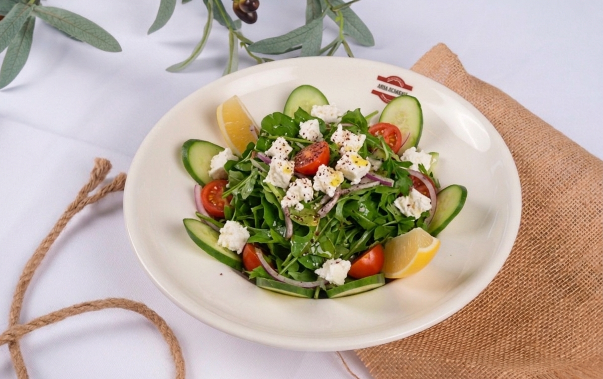 Peynirli Roka Salatası