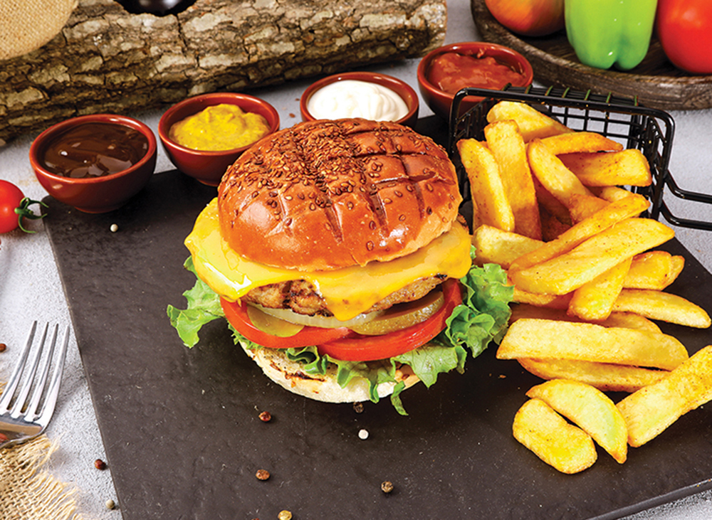 Tavuk Cheeseburger 