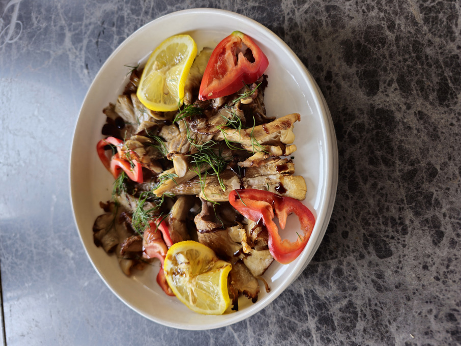 Baked Oyster Mushroom