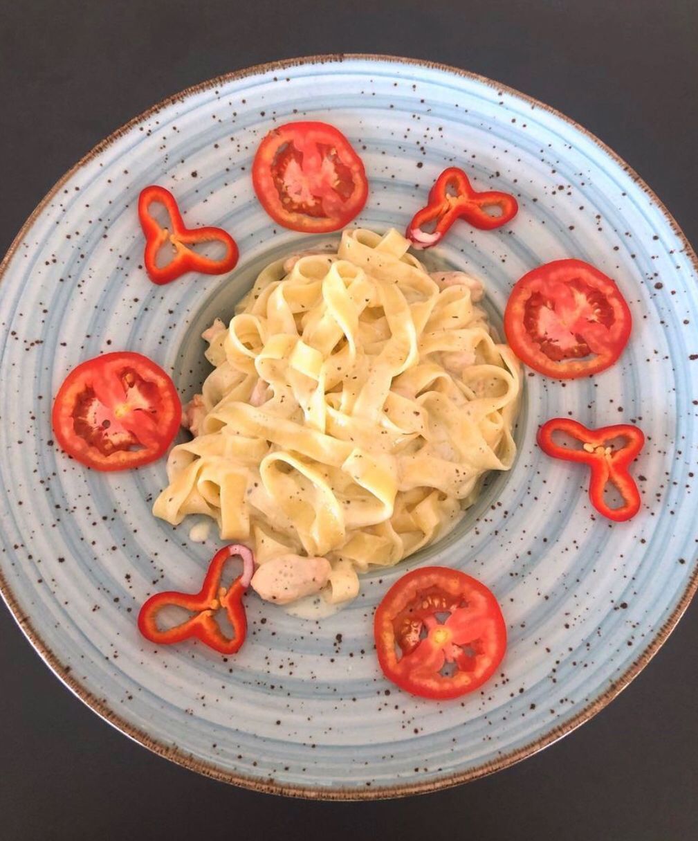 Tavuklu fettucini