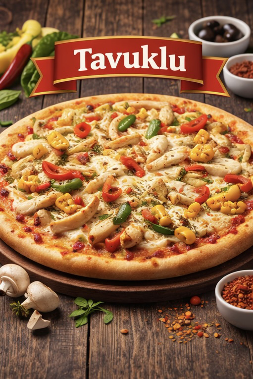 TAVUKLU PİZZA
