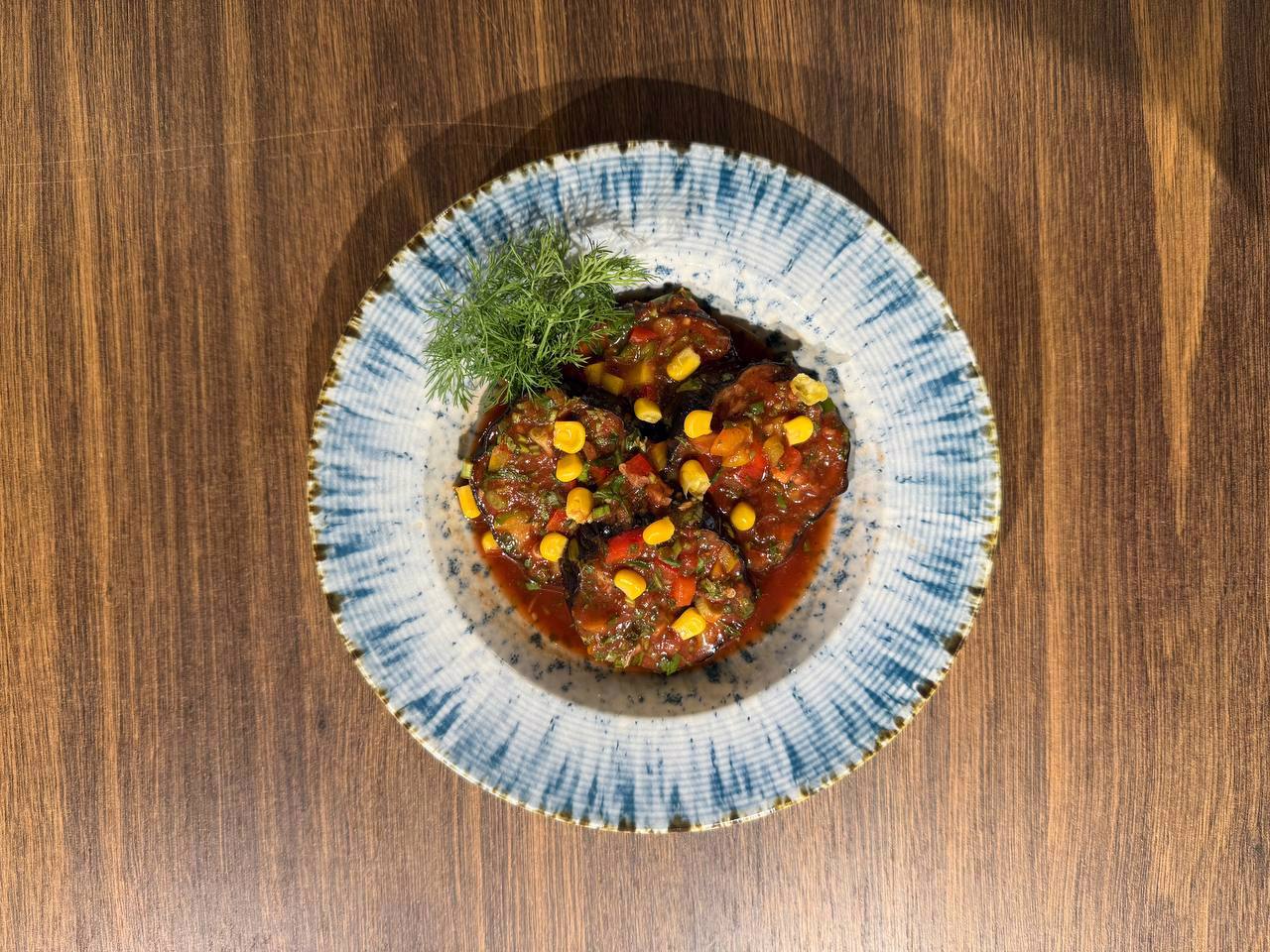 Соусли Баклажан салат