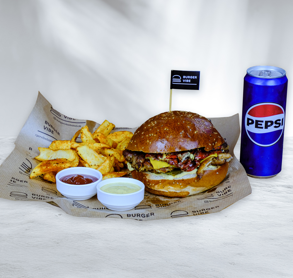 Chicken Roasted Burger Menü