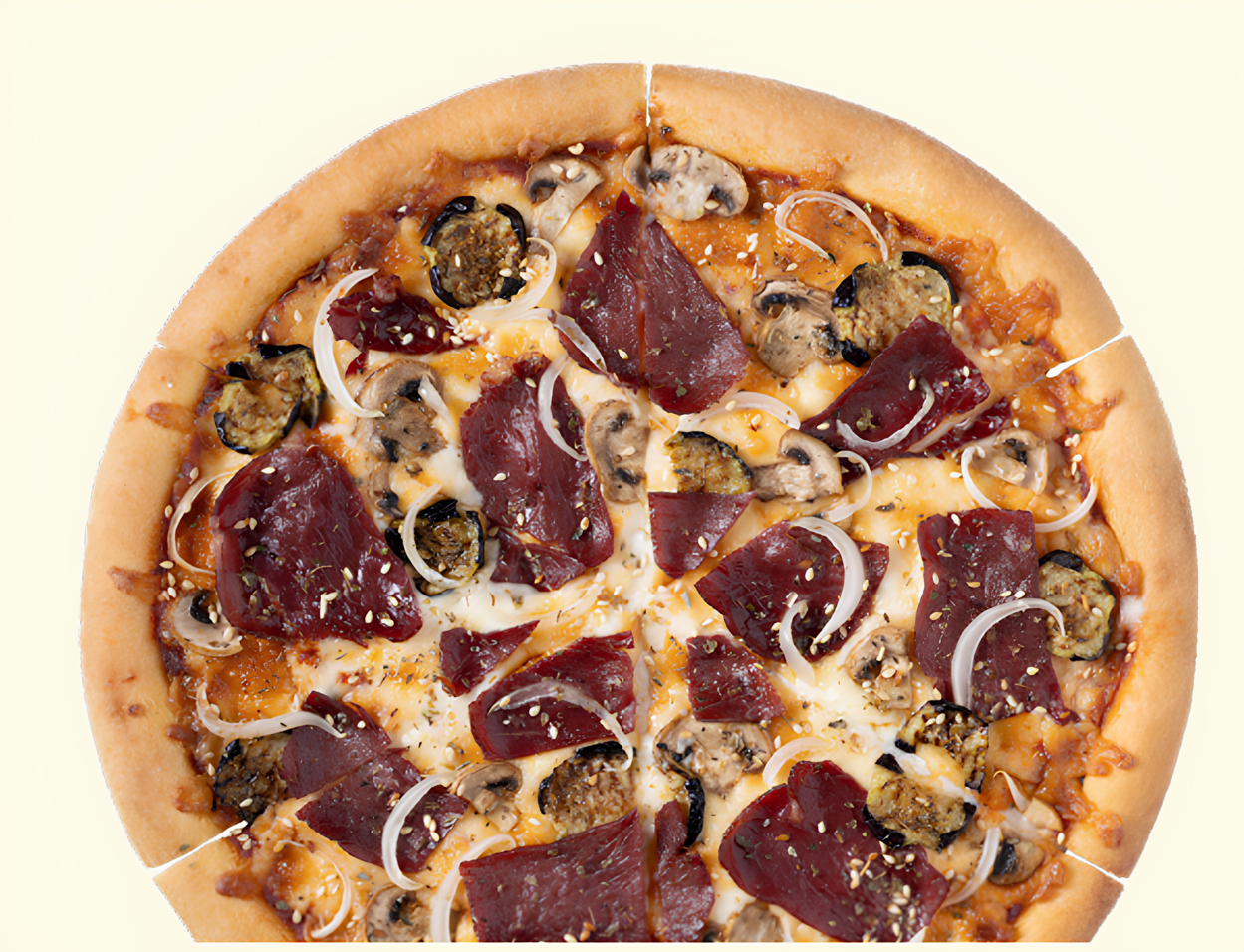 Pastırmalı Pizza