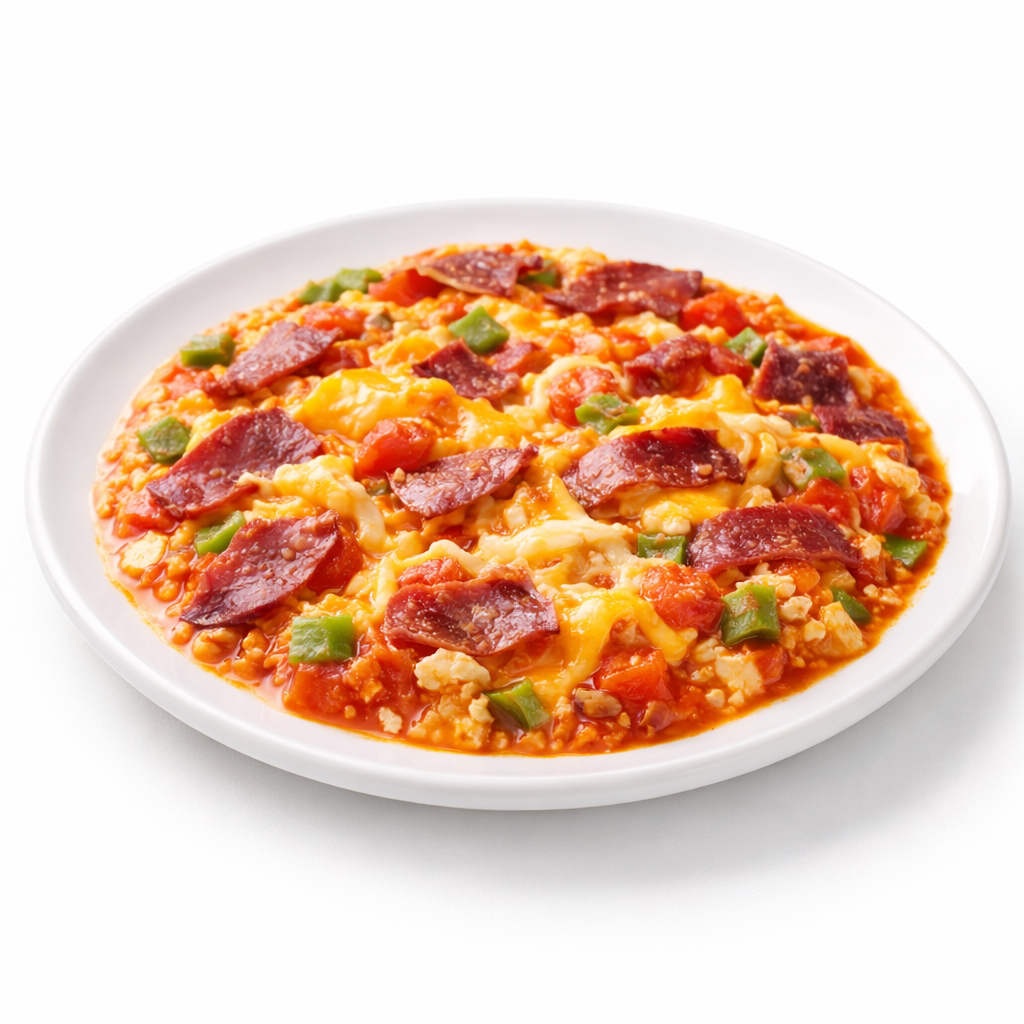 Pastırmalı Kaşarlı Menemen