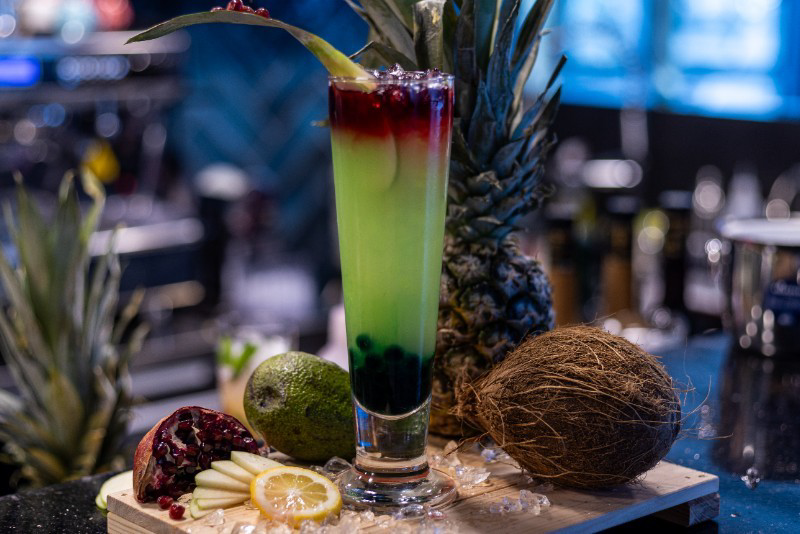 GREEN APPLE BUBBLE TEA