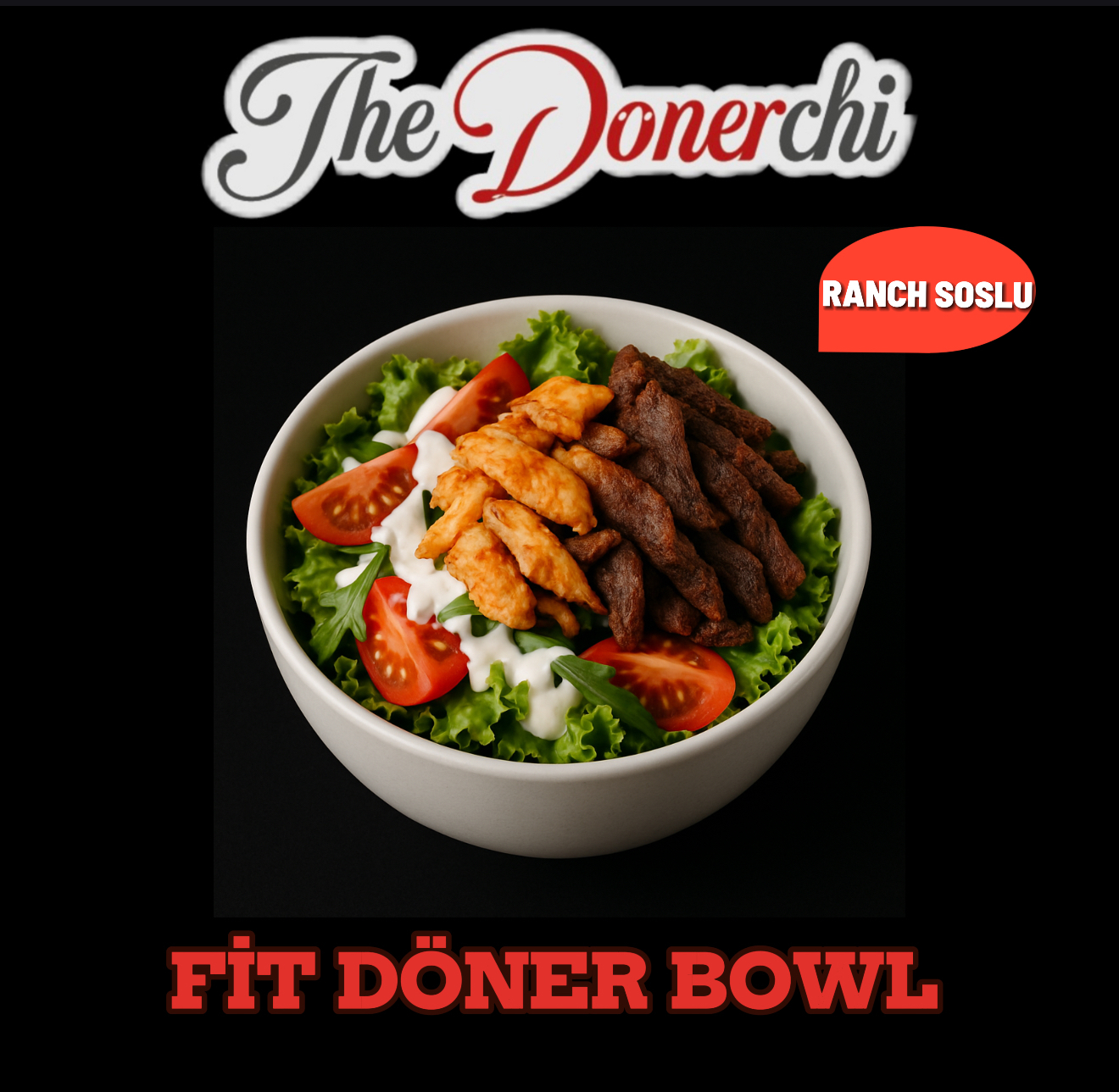FİT TAVUK DÖNER BOWL