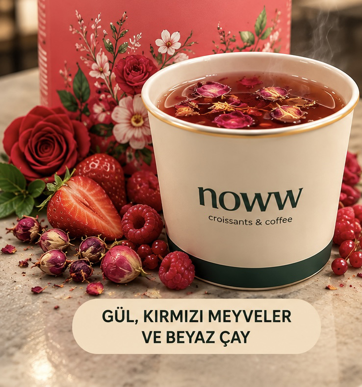 GÜL&KIRMIZI MEYVELİ BEYAZ ÇAY