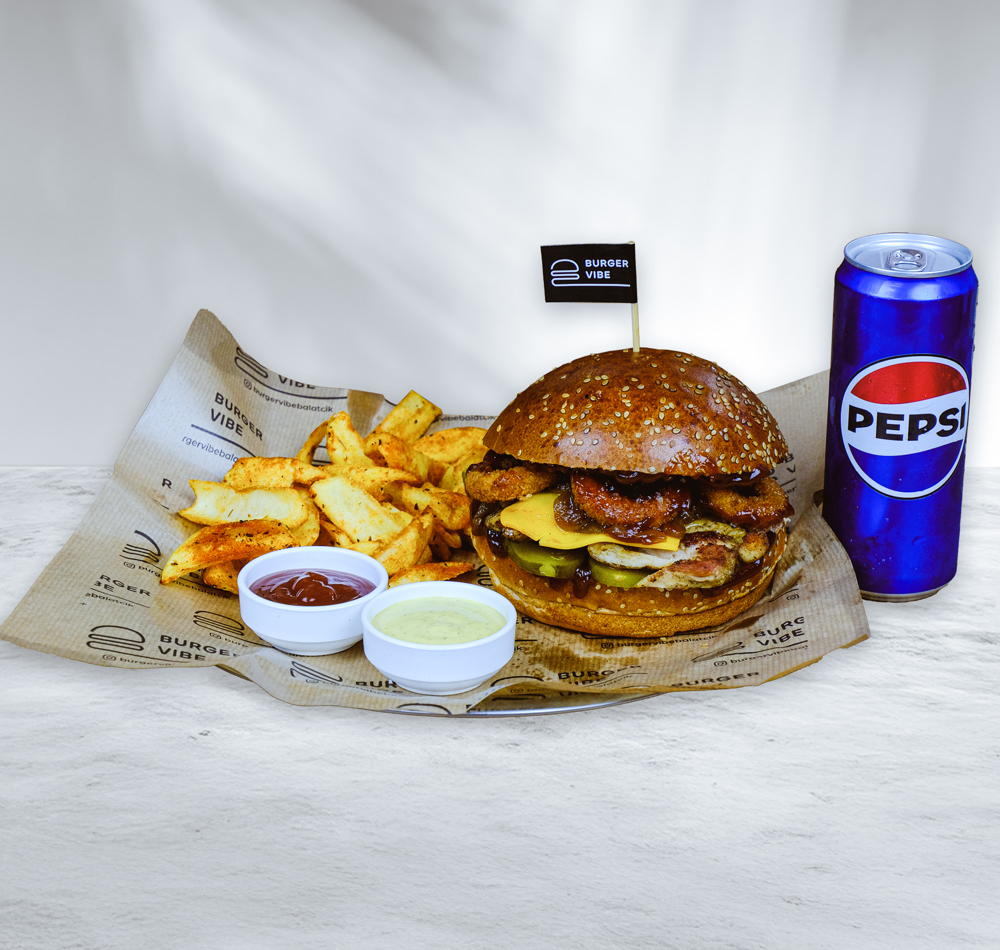 Chicken Chef Burger Menü
