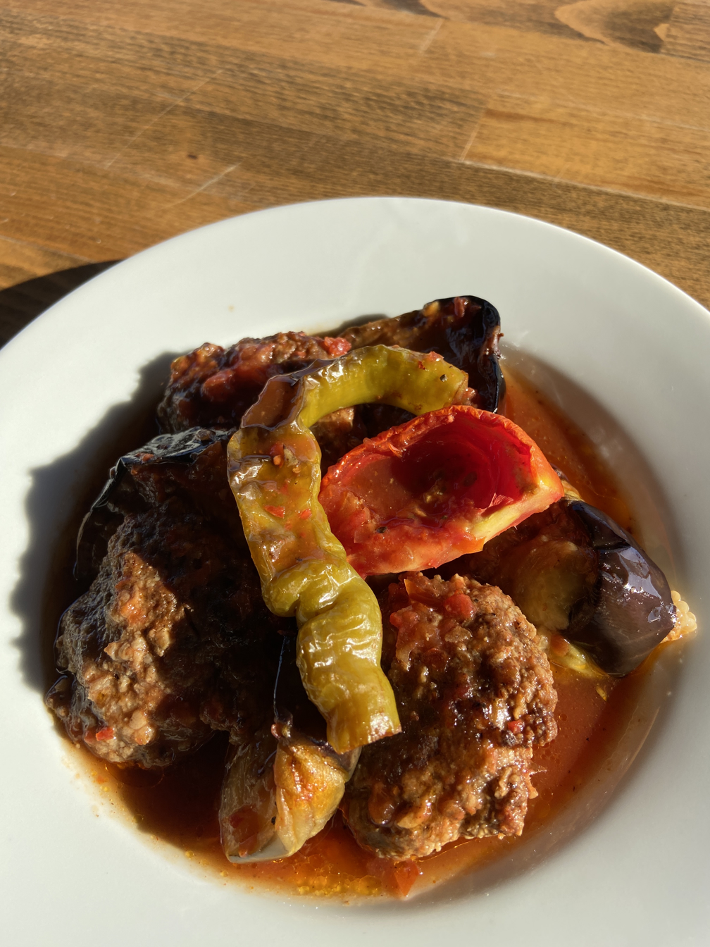 Patlıcan Kebabı (Köfteli)