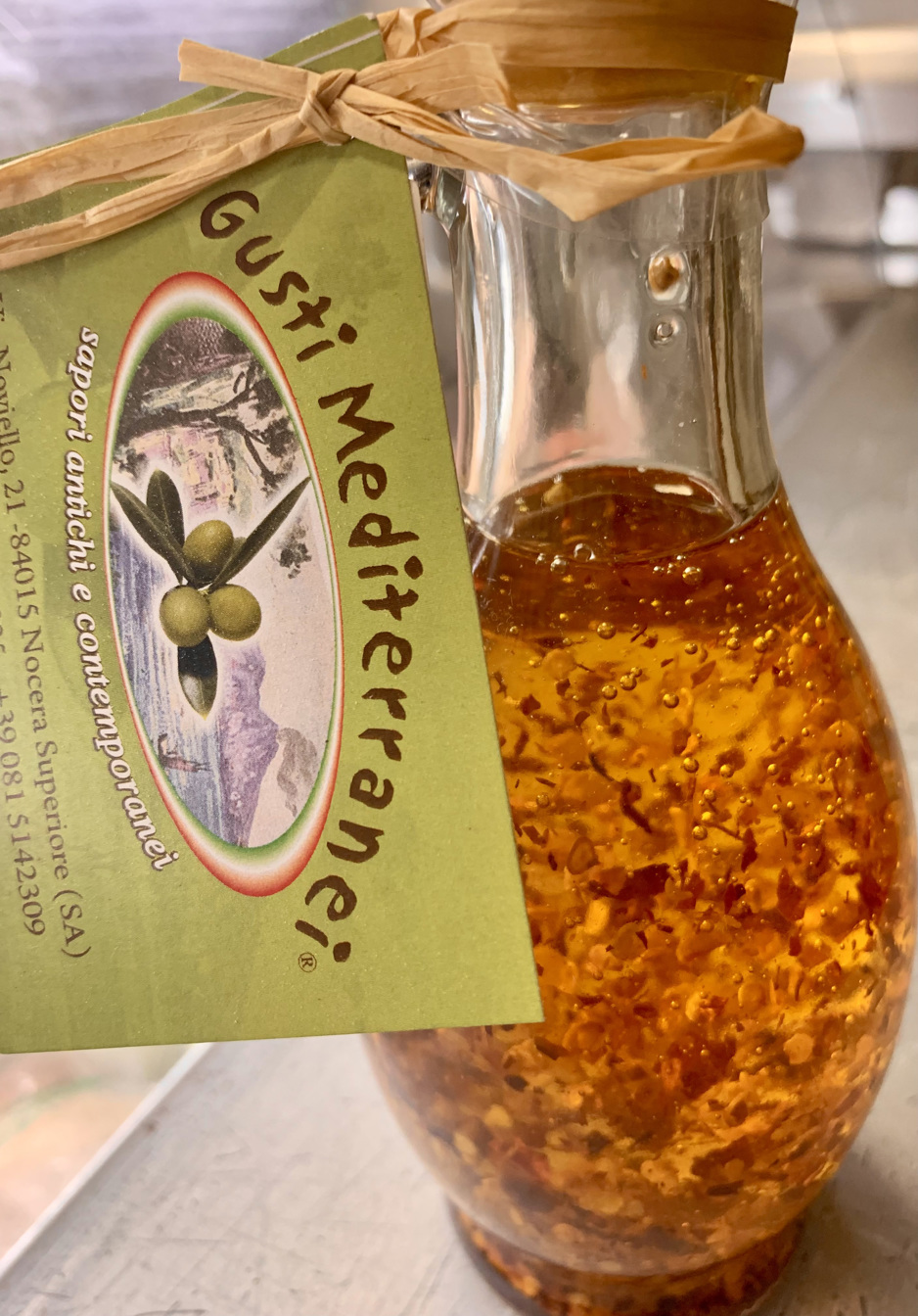 Gusti Mediterranei Extra Virgin Olive Oil (SPICY) €7,00