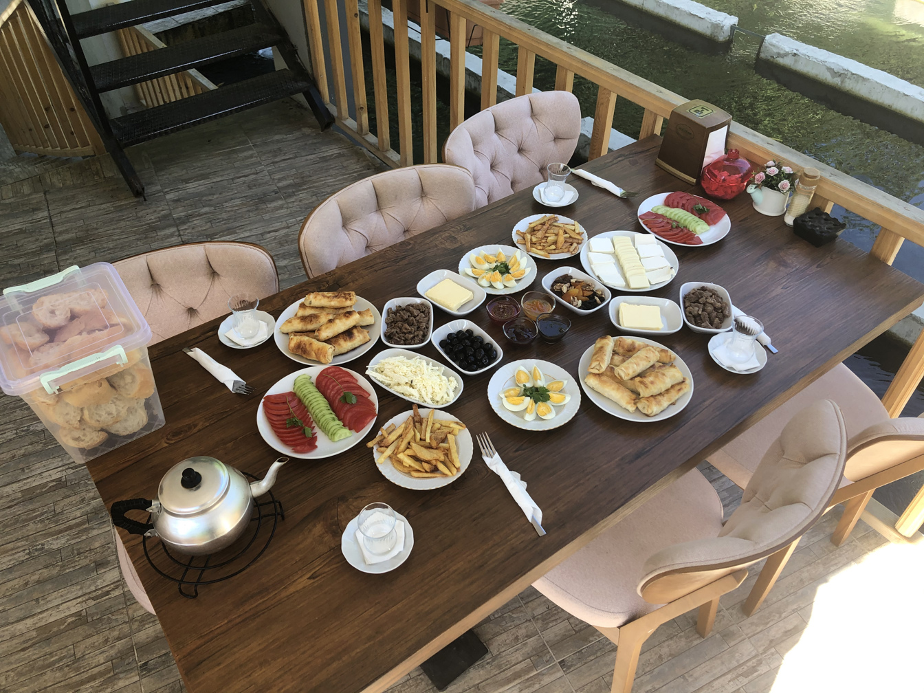Enfes köy kahvaltısı