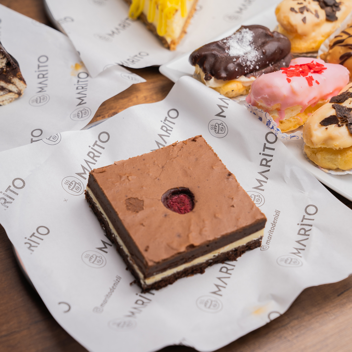 Beyaz Çikolatalı Brownie