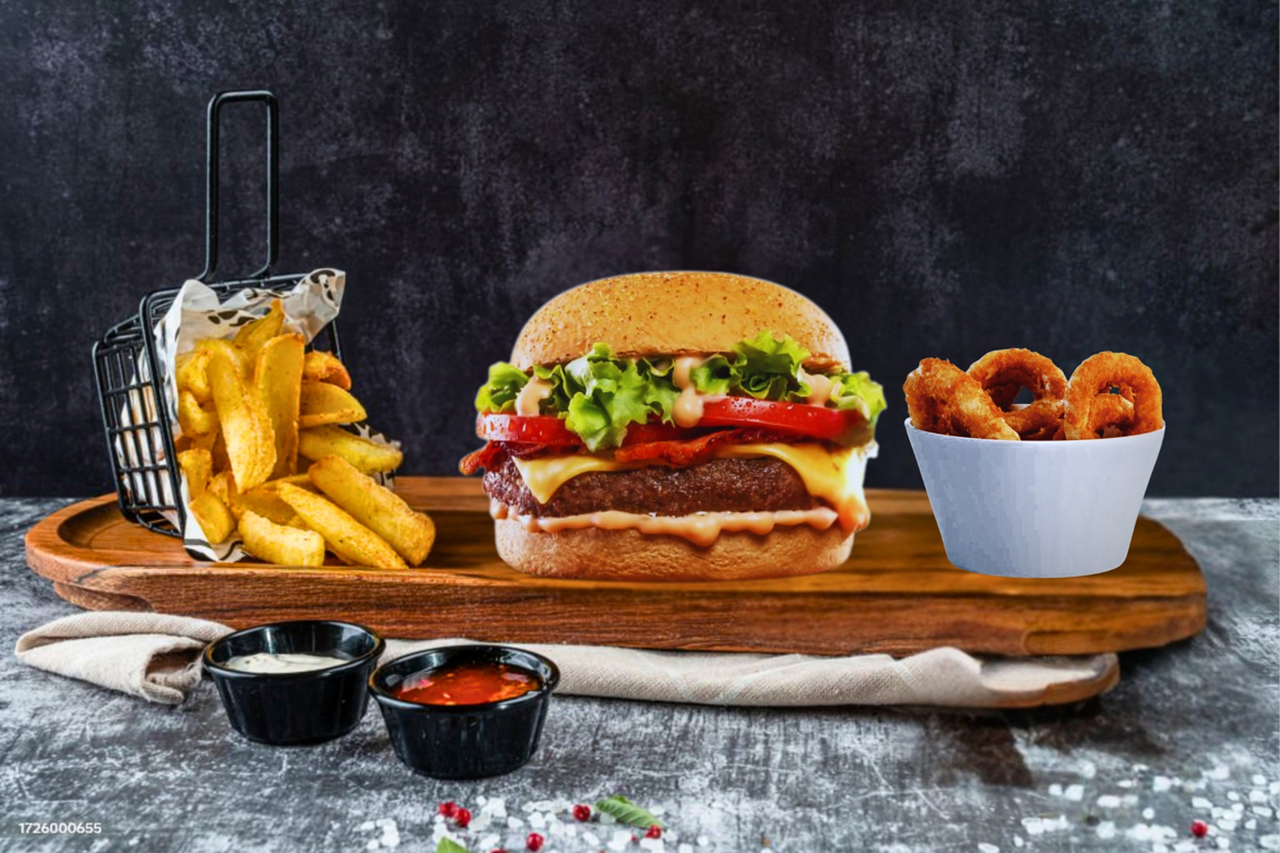 BBQ Burger Menü