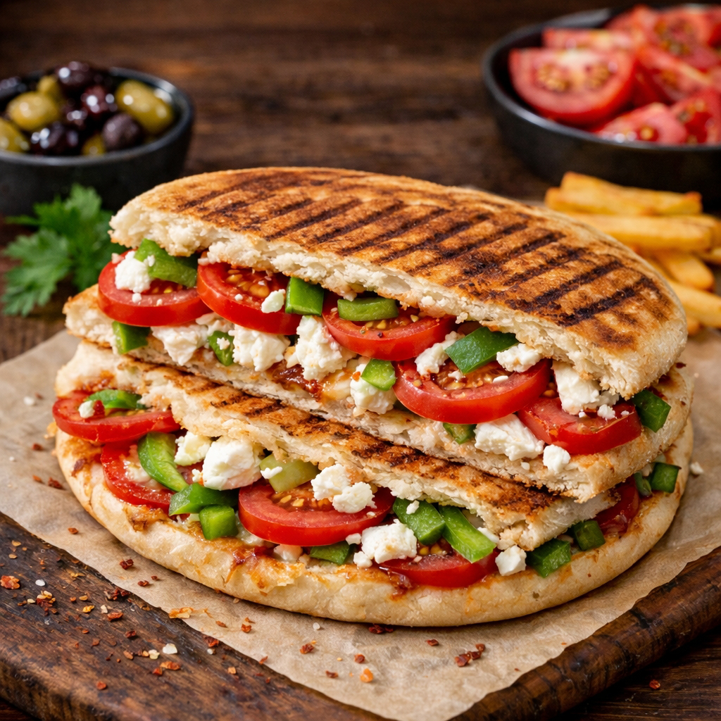 Klasik Ege Bazlama Tost