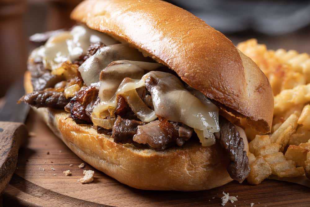 Philly Cheesesteak Sandwich Menü