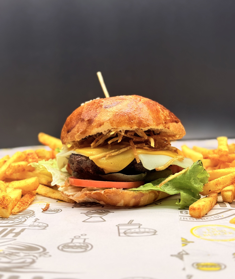 Hangover Burger Menü