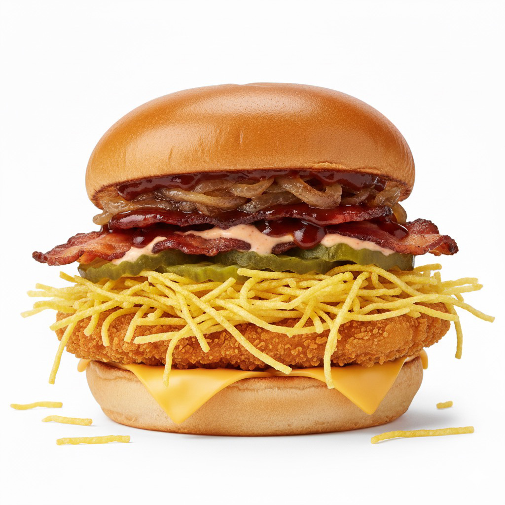 CRISPY CHICKEN BEKON ART