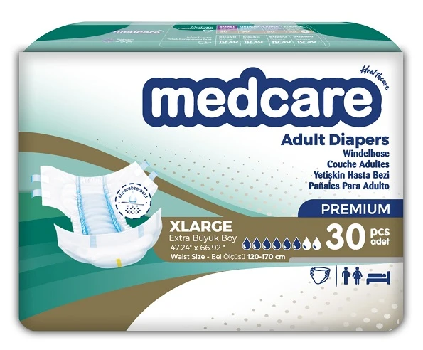 Medcare Belbantlı Hasta Bezi PREMİUM X-Large