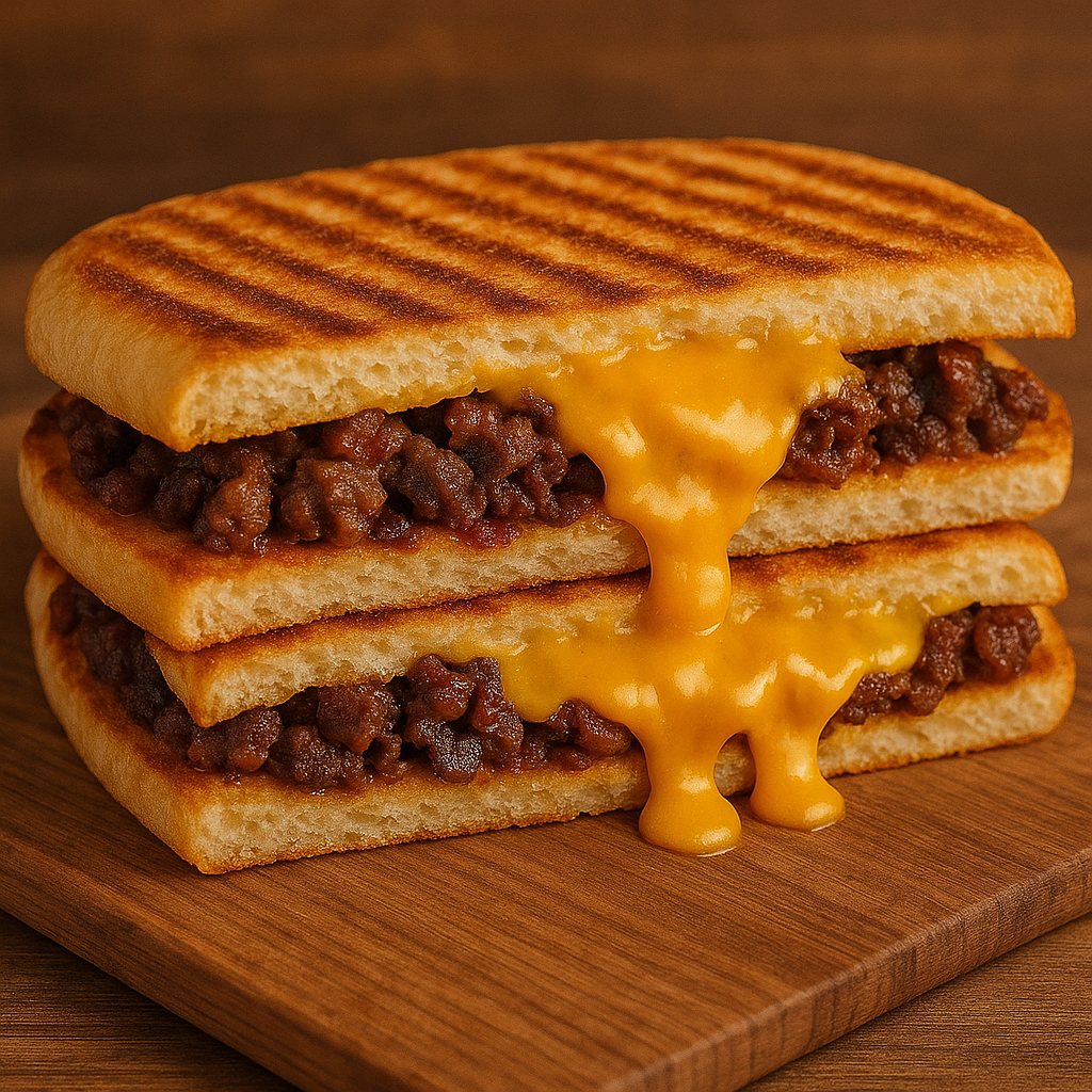 Cheddar Peynirli Kavurmalı Ayvalık Tost