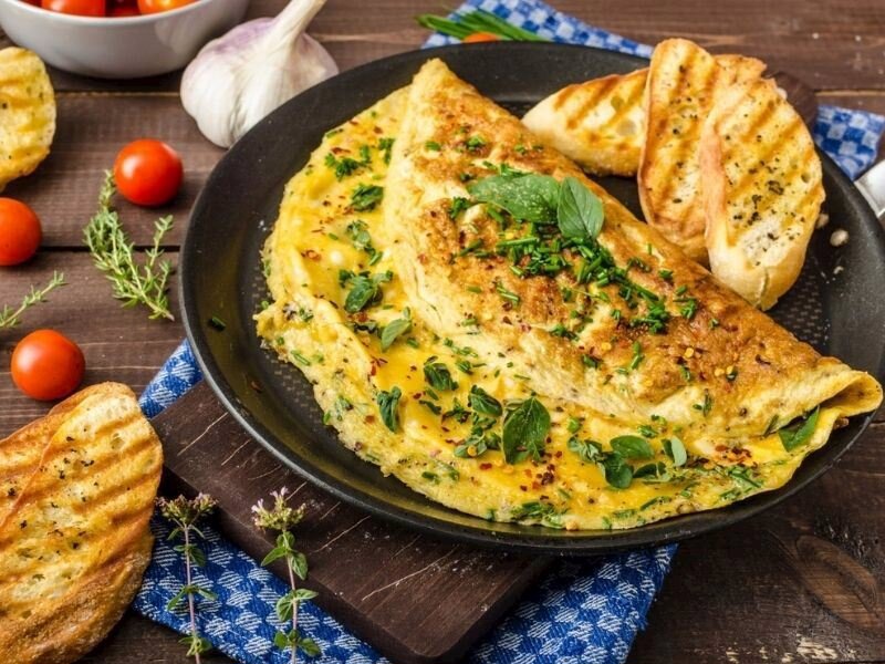 Patatesli Omlet