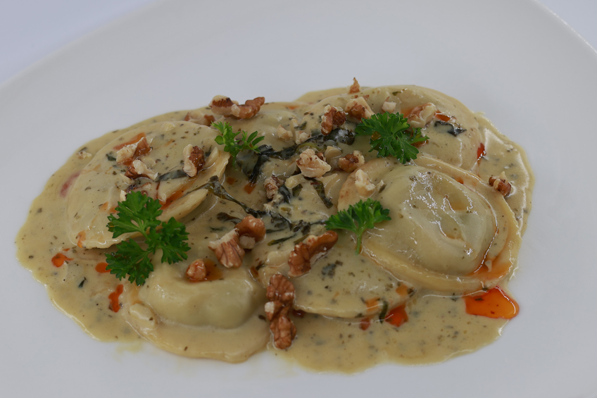 HAND MADE RAVIOLI WITH AEGEAN HERBS