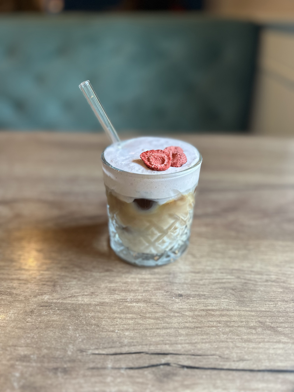 Pink Foam Iced Cappuccino 