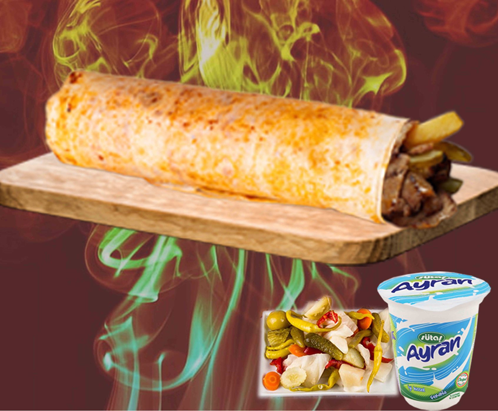 Karışık Döner Dürüm